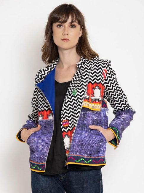 shaye multicolor full sleeves jacket