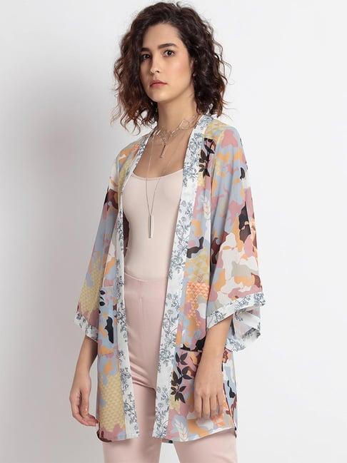 shaye multicolor printed kimono