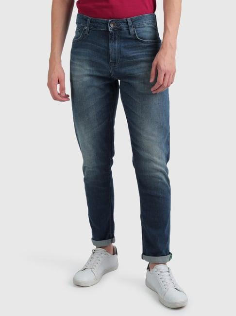 united colors of benetton blue slim fit jeans