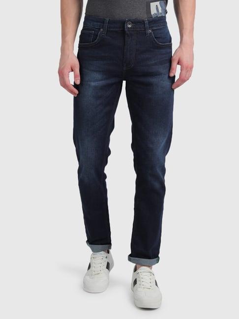 united colors of benetton blue slim fit jeans