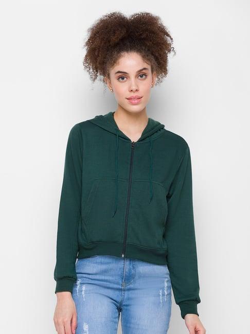 globus green regular fit sweatshirt