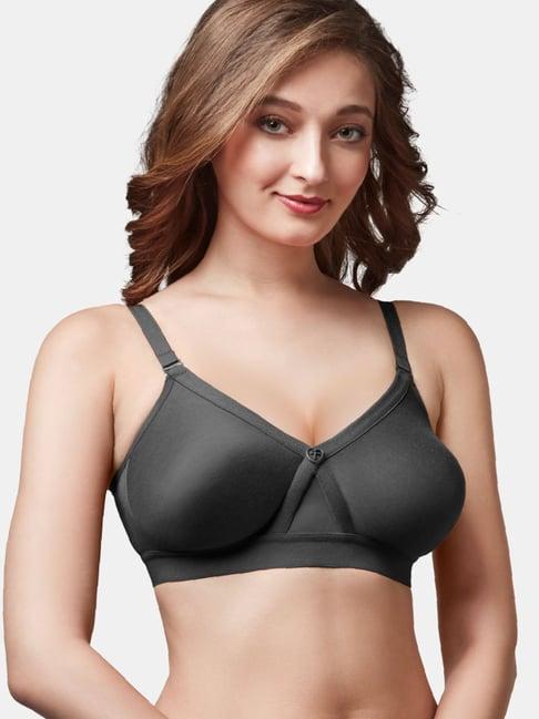 trylo-oh-so-pretty you! black non wired non padded crossover bra