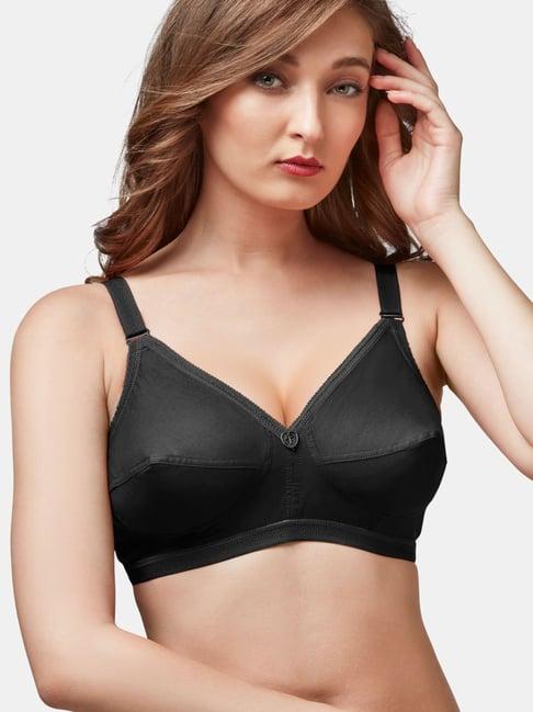 trylo-oh-so-pretty you! black non wired non padded everyday bra