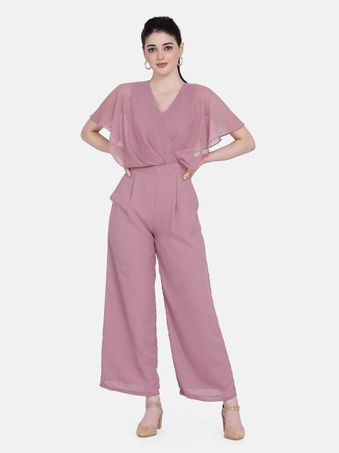 eavan dusty pink full length jumpsuit