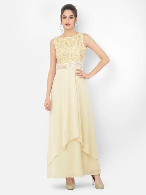 eavan cream embroidered dress