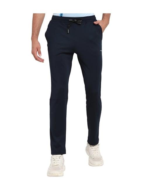 furo by red chief navy solid cotton track pants