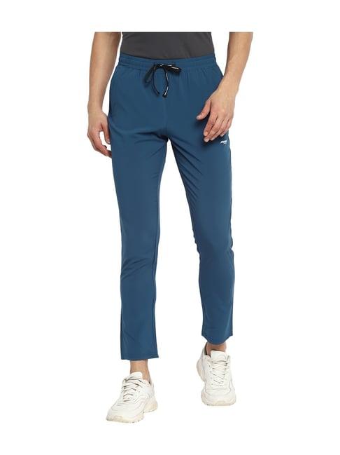 furo by red chief teal cotton solid track pants