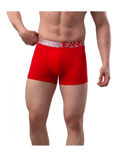 underjeans by spykar red trunks