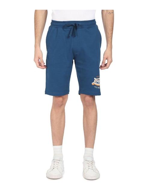 u.s. polo assn. blue regular fit shorts