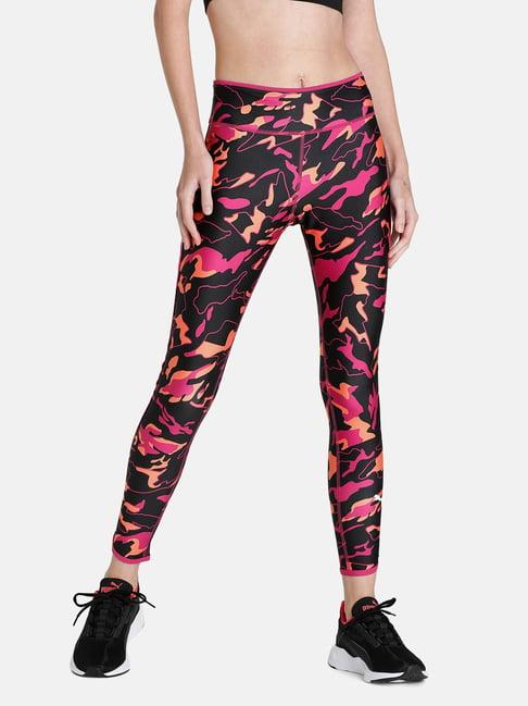 puma multicolor printed tights