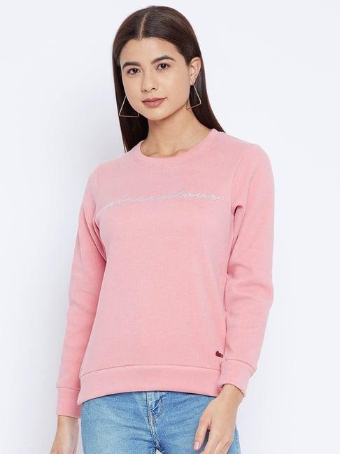 duke peach slim fit sweatshirt