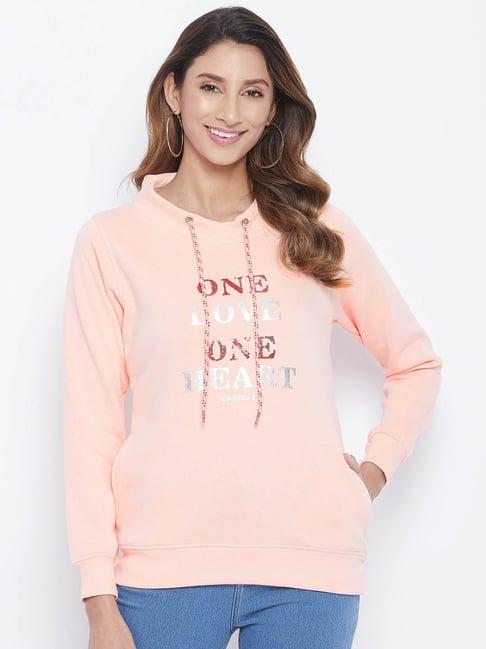 duke pink graphic print sweatshirt