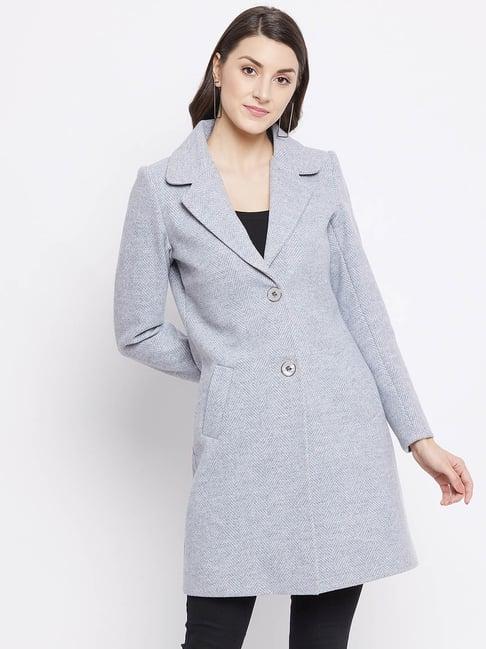 duke grey regular fit coat