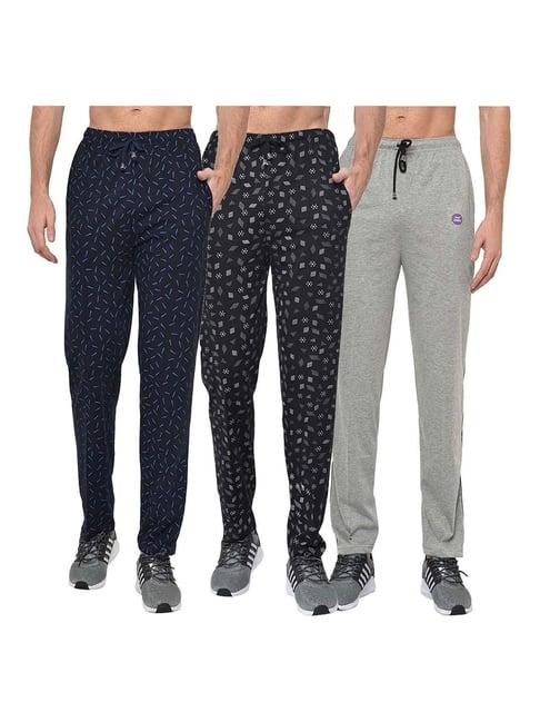 vimal jonney multicolor regular fit trackpants - pack of 3