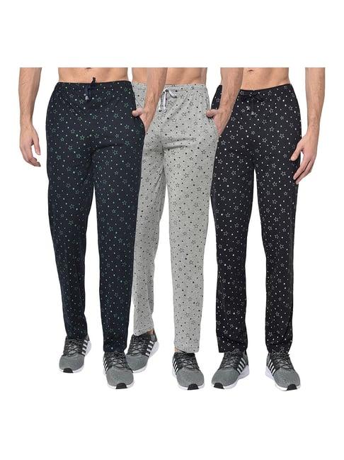 vimal jonney multicolor regular fit trackpants - pack of 3