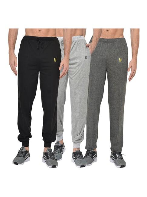 vimal jonney multicolor regular fit joggers & trackpants - pack of 3