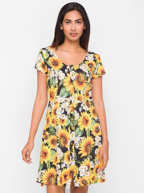 globus multicolor floral print dress