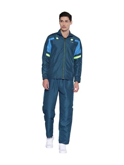 alcis light blue slim fit full sleeves tracksuit