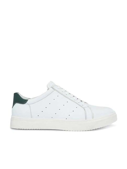 carlo romano men's white casual sneakers