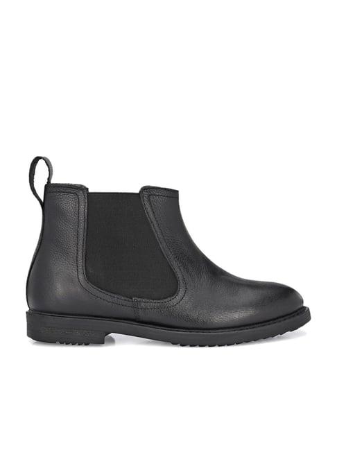 carlo romano black women's chelsea boots