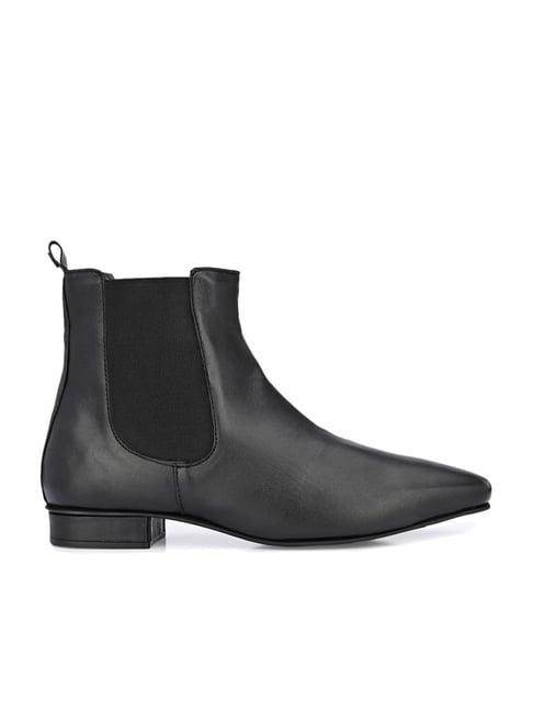 carlo romano black women's chelsea boots