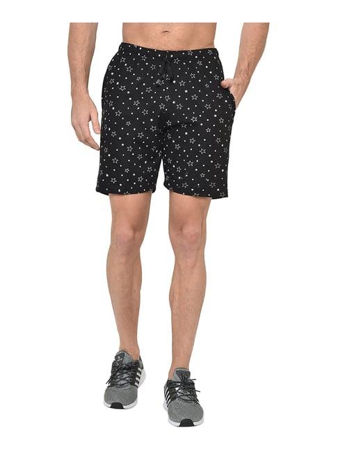 vimal jonney black regular fit shorts