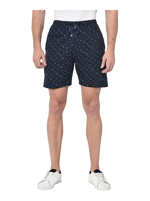 vimal jonney navy regular fit shorts