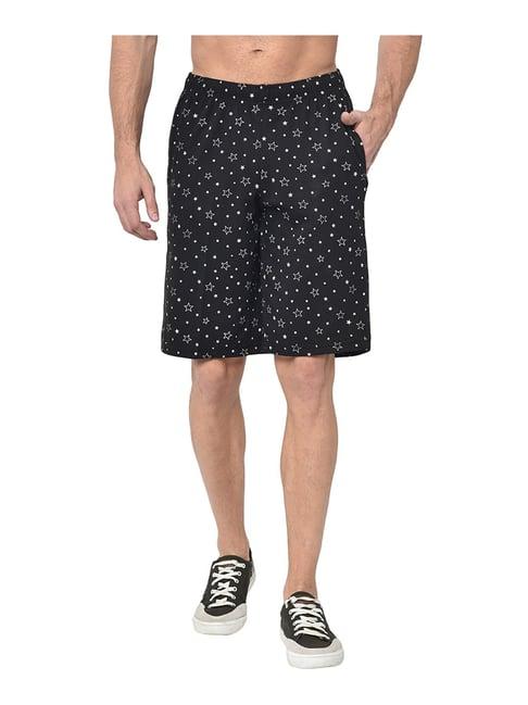 vimal jonney black regular fit shorts