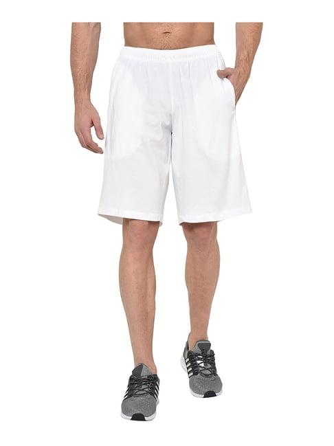 vimal jonney white regular fit shorts