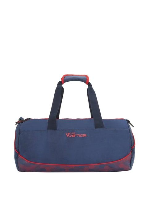 the vertical impulse blue & red medium duffle bag