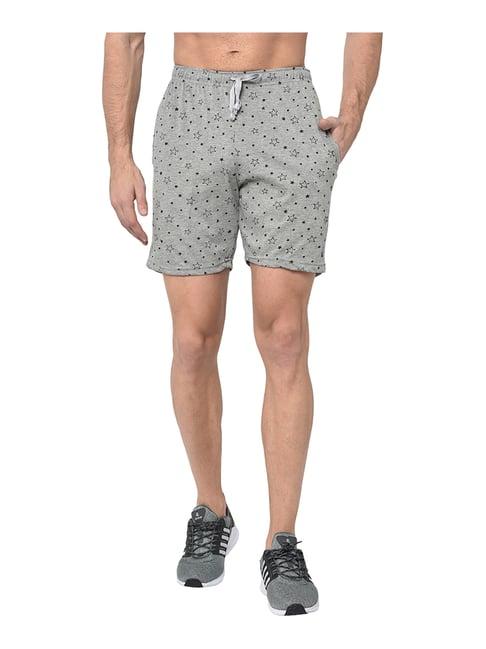 vimal jonney grey regular fit shorts