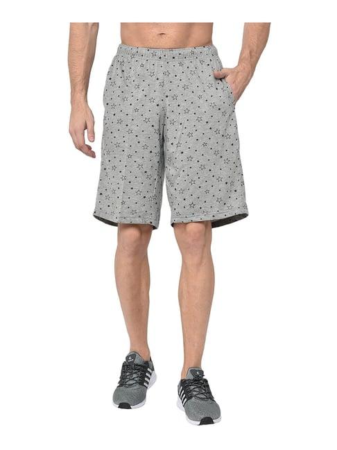 vimal jonney grey regular fit shorts