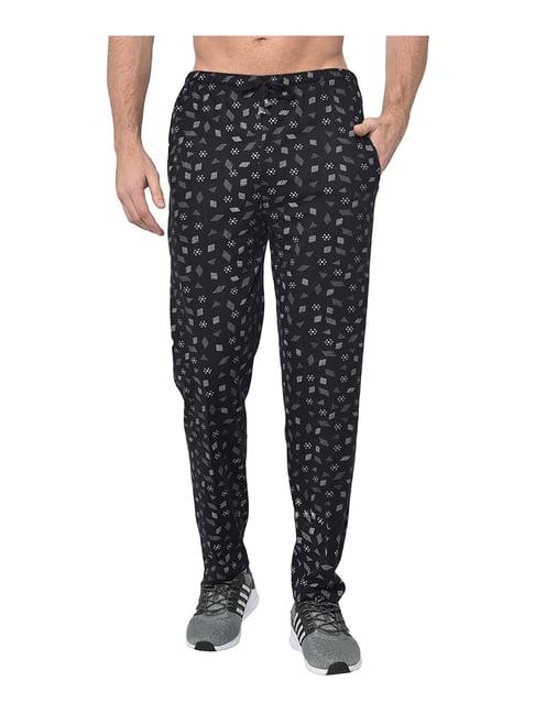 vimal jonney black regular fit trackpants