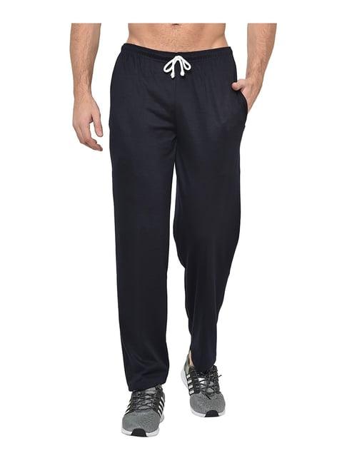 vimal jonney navy regular fit trackpants