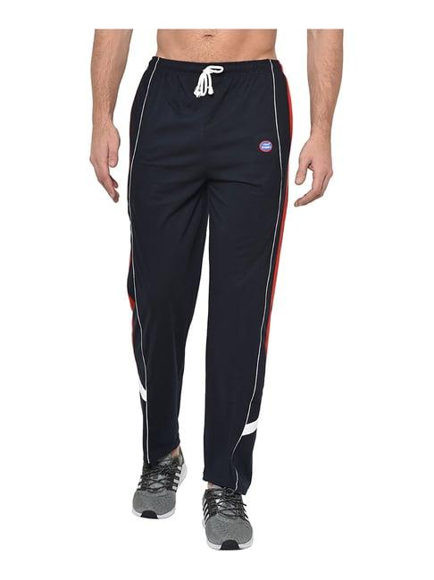 vimal jonney navy regular fit trackpants