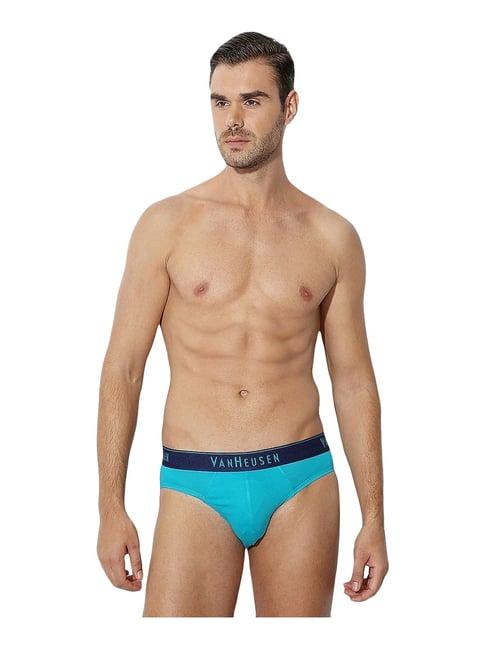 van heusen blue cotton briefs