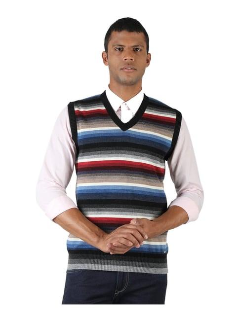 monte carlo multi  regular fit self pattern sweater