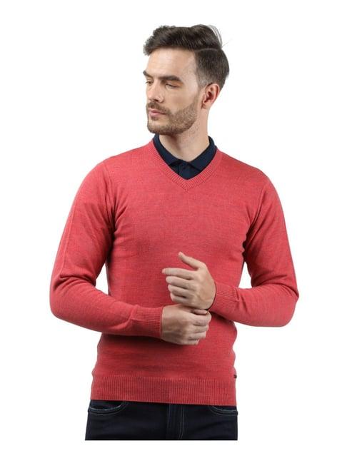 monte carlo coral  regular fit sweater