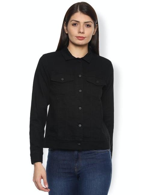 van heusen black regular fit jacket