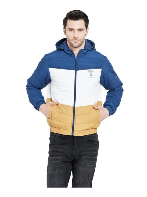 duke multicolor colour-block hooded jacket