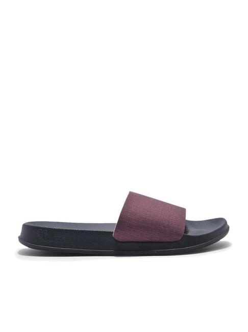 woodland men's maroon slides