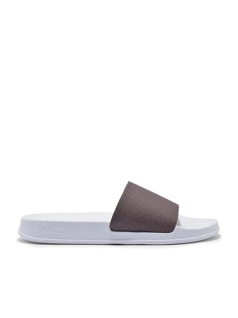 woodland men's brown slides