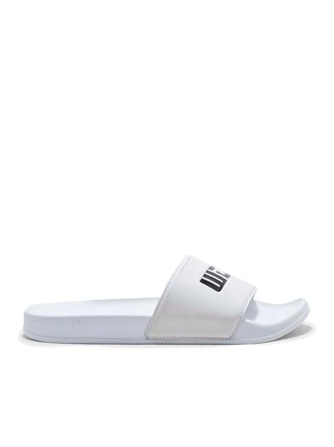 woodland men's white slides