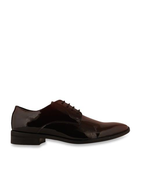 pelle albero men's cherry derby shoes