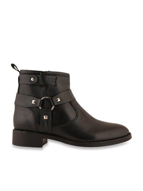 pelle albero women's black casual boots