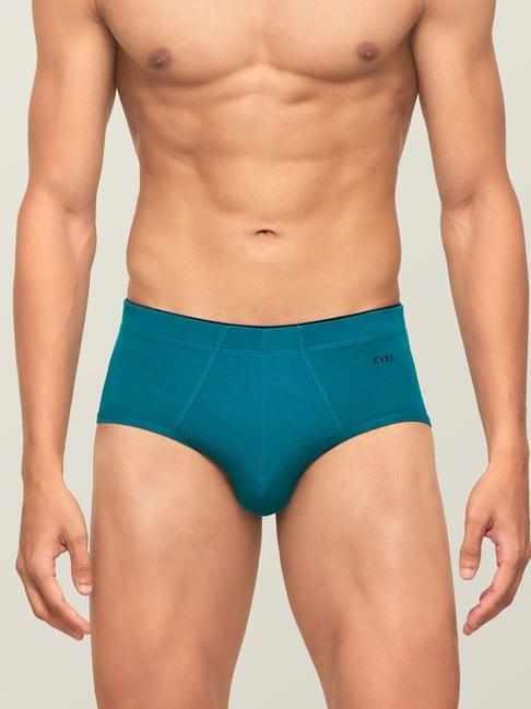 xyxx teal snug fit briefs