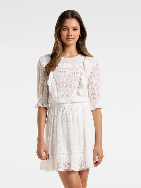 forever new white skater dress