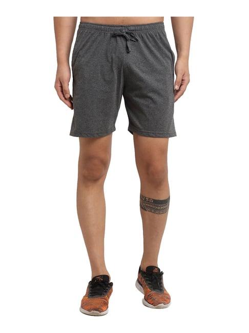 vimal jonney grey regular fit shorts