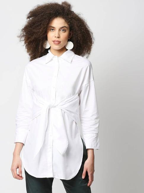 remanika white regular fit shirt