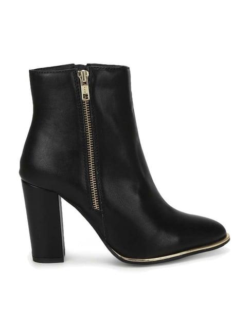 truffle collection women's black booties